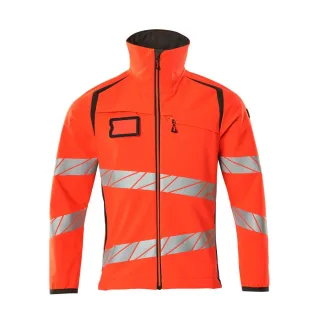 MASCOT Herren Softshell Jacke ACCELERATE SAFE Hi-vis Rot / Dunkelanthrazit 4XL - 19002-143-22218-4XL