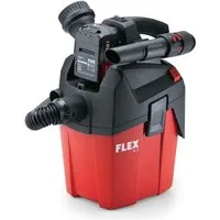 Flex Akku-Rucksackstaubsauger VC 6 L MC 18.0, mit Beutel, Kompakt Sauger mit manueller Filterabreinigung, 6 l, Klasse L