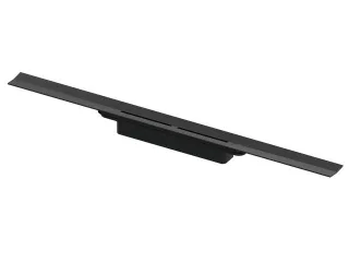 Tece drainprofile Duschprofil, 1600 mm, Edelstahl gebürstet, schwarz, 671621 671621