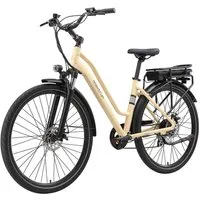 Vankel E-Bike Urban-7 E-Fahrrad Damen u. Herren 460WH Pedelec, 36V 70 km Reichweite, Heckmotor, 460,8 Wh, Shimano,Scheibenbremsen, Kettenschaltung