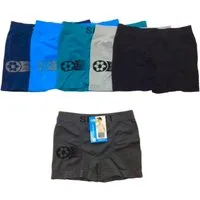 Uomo Boxershorts Kinderboxershorts 6er Pack Farbmix SJ06 Fussball Microfaser