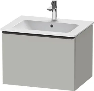 Duravit D-Neo Waschtischunterbau wandhängend Betongrau Matt 610x462x440 mm - DE42610BD070000 DE42610BD070000
