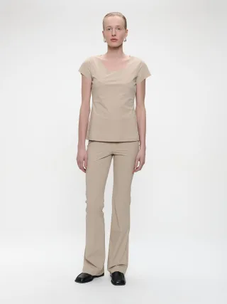Jane Lushka - T shirt Sara easy wear Technical Jersey sand - Gr. - XS