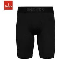 SNOCKS Funktionstights Kurze Radlerhose Herren (1-tlg) schnelltrockend, aus 88% recyceltem Polyester