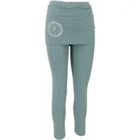 Guru-Shop Hose & Shorts Yoga-Hose, Leggings mit Minirock Bio Baumwolle.. alternative Bekleidung