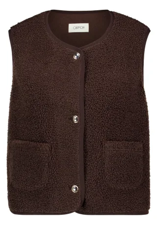CARTOON - Sweatjacke Dunkelbraun - Gr. - 36