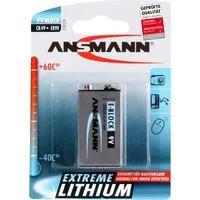 Extreme Lithium 9V-Block, Batterie silber, 1x Lithium
