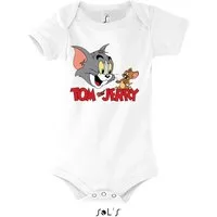 Blondie & Brownie Strampler Kinder BabyTom&Jerry mit Druckknopf