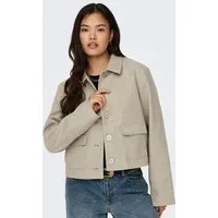 JDY Kurzjacke JDYCALLIE LIFE SHORT JACKET OTW HAB NOOS Kunstfaser