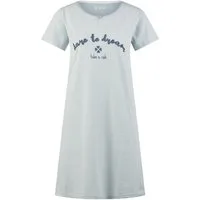 By Louise Nachthemd Snug Summer (Set, 1-tlg., 1-teilig) Damen Sleepshirt ca.90cm lang Kurzarm Baumwolle