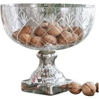 Mirabeau Geschirr-Set Schale Iesha klar/antiksilber, Glas