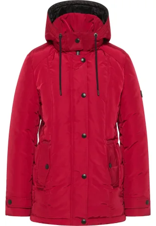 Barbara Lebek - Jacke Down Free mit Kapuze scarlet red - Gr. - 42