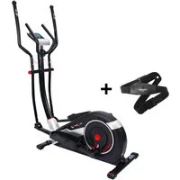 Christopeit Sport® Crosstrainer-Ergometer AX 8000 inkl. Pulsgurt (Fitnessgerät), 150 kg max. Benutzergewicht, 24 Widerstandsstufen