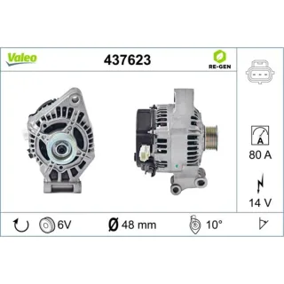 Valeo Lichtmaschine Ford Focus 1 437623