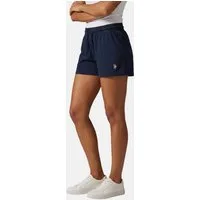 U.S. Polo Assn. Shorts USGwendolyne - Baumwoll Sweatshorts mit Stretch und Kordelzug Sportliche Baumwoll-Shorts mit elastischem Bund und Logo