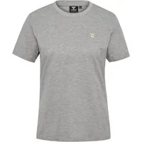 hummel T-Shirt HMLPULSE W T-SHIRT mit geradem Abschluss, Kurzarm-Design, ohne Kragen, normale Passform