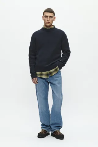 Strickpullover WWMorten Casual fit dark blue