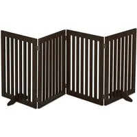 relaxdays Universalschutzgitter Braunes Absperrgitter 70 cm (4 St), 4 Panel