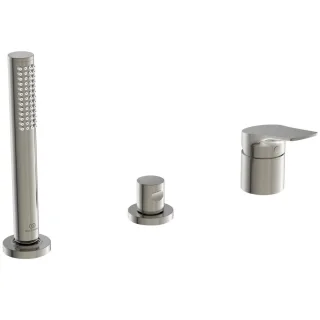 Ideal Standard Badearm. f.Wannenrand La Dolce Vita o.Auslauf m.Handbrause-Set Silver Storm, BD670GN BD670GN