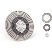 NEOFLAM® Topfuntersetzer FIKA 3in1 Silikon- Untersetzer, 3-tlg., Spülmaschinenfest, Rutschfest, Hitzebeständig