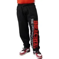 BRACHIAL THE LIFESTYLE COMPANY Sporthose Brachial Sporthose "Gym" schwarz/rot