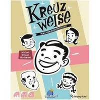 Asmodee Spiel Familienspiel - Kreuzweise, Brettspiel, für 2 - 6 Spieler ab 7 Jahren