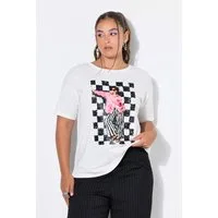 Studio Untold T-Shirt T-Shirt Oversize Shape Black/White Fashion Print