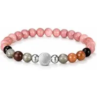 Kim Johanson Armband Flow (1-tlg), mit Natursteinen und Edelstahl