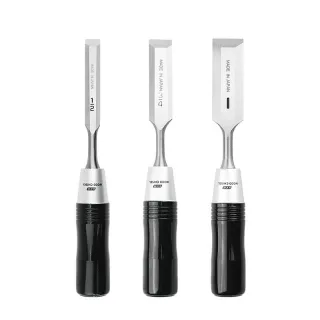 KAKURI 3/4PCS Japanese Wood Chisel High Carbon Steel Blade with HRC60-62 Hardness for Woodworking Carving Carpentry