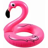 R2 Invest Schwimmreifen Flamingo Schwimmring Kinder 90 cm Aufblasbarer Pool Ring