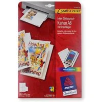 Avery Zweckform Druckerpapier Inkjet Glückwunschkarten A6 mit Umschlägen