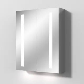 Sanipa Reflection Aluminium-Spiegelschrank ALEX 60 mit LED-Beleuchtung, AU3116L AU3116L