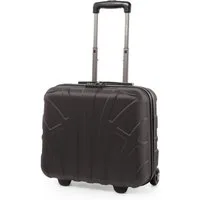 Suitline Handgepäckkoffer S1, 2 Rollen, Pilotentrolley Bordcase Hartschale TSA 38 cm