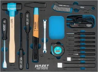 HAZET Universal-Satz Einlage 17-teilig - 163-143/18