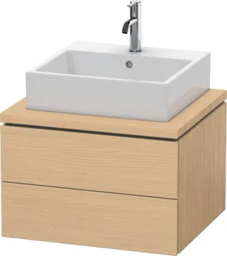 Duravit L-Cube Konsolenwaschtischunterbau wandhängend Natur Eiche Matt 620x547x400 mm - LC581503030 LC581503030