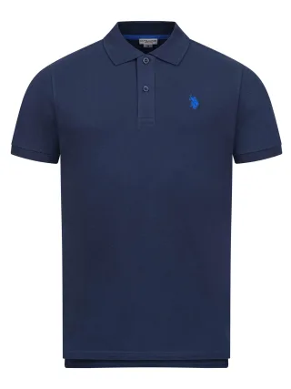 U.S. Polo Assn. Herren Basic Poloshirt kurzarm mit Stretchkomfort