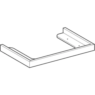 Geberit Aufsatzrahmen zu Citterio WTU 835275, 595543000, 595543000