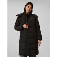 Calvin Klein Jeans Steppmantel MATTE LONG PUFFER Regular fit mit Kapuze