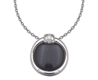 Orphelia Damen-Kette aus 925er Sterlingsilber mit Anhänger – Silber ZH-4560