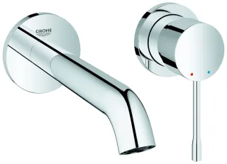 GROHE 2-Loch Waschtischarmatur Unterputz Essence Ausladung 183mm chrom, 29192001 29192001
