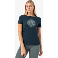 SUPER.NATURAL Print-Shirt Merino T-Shirt W ORNAMENT TEE lässiger Merino-Materialmix