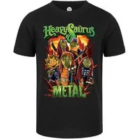 Metal Kids T-Shirt mit Heavysaurus (Metal) Aufdruck für Kinder (2-14 J)