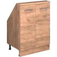 Vicco Kommode Rion, Goldkraft Eiche/Goldkraft Eiche, mit 2 Türen (1 St)