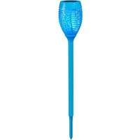BONETTI LED Gartenfackel, Tageslichtsensor, LED fest integriert, LED Solar Gartenfackel mit realer Flamme