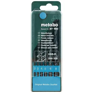 Metabo HSS-R-Bohrerkassette - 6 teiliges Set - 627160000