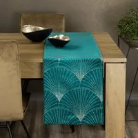 Eurofirany Tischdecke BLINK (Packung 1-tlg), Tischläufer, Samt, Velvet, 35x140 cm, 35x180 cm, 35x220 cm