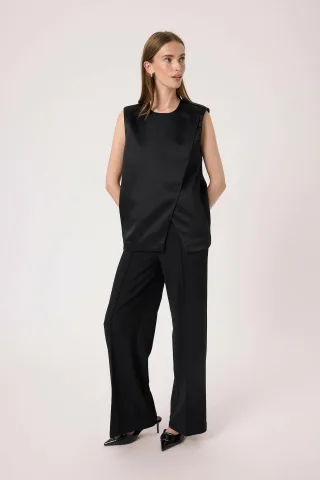 Weste SLLiva Weste Baggy fit black