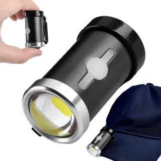 Ultra Mini Flashlight Auto Repair Strong Light Lamp Small Portable Pen Light, Magnetic Suction Maintenance COB Lighting