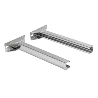 Bertrams Dw Wandhalter 22WH650 Wandabstand 105-650 mm, verstellbar ohne Wandbefestigung, bis DN 300