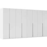 rauch Drehtürenschrank Kleiderschrank Schrank Garderobe Wäscheschrank BESTSELLER MONTCLAR (3 Ausstattungen BASIC/CLASSIC/PREMIUM (SOFT-CLOSE), Breiten 201-400 cm) Front in Glas/Hochglanz/Dekor/Grauspiegel in 5 Breiten MADE IN GERMANY